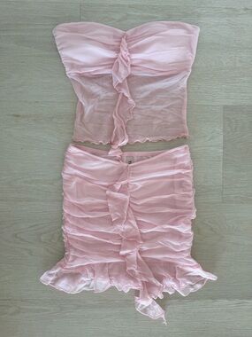 Light Pink skirt set